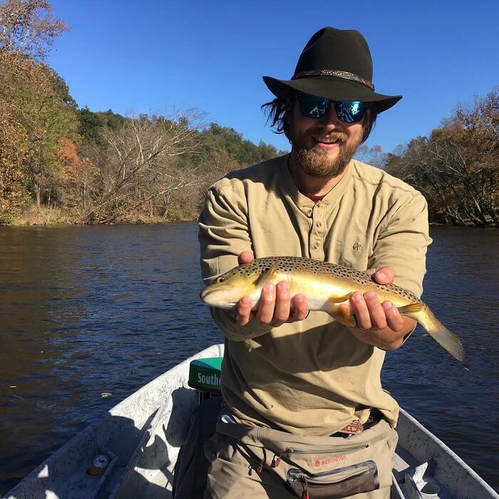 brown trout float trips tn