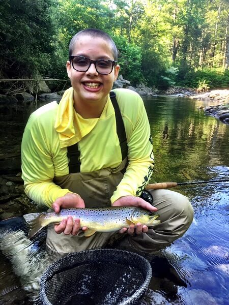 brown trout fly fishing nc