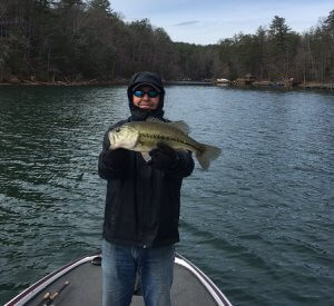 lake james bass fishing