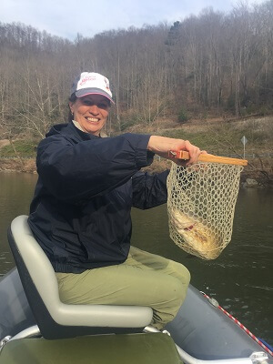 spring time smallmouth fishing asheville