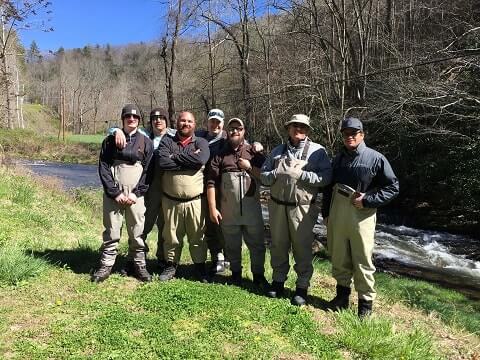 bachelor party fly fishing idea