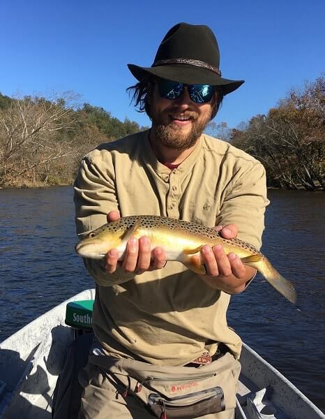 brown trout float trips north carolina