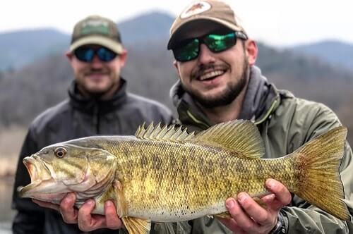 smallmouth fishing guide in NC-min