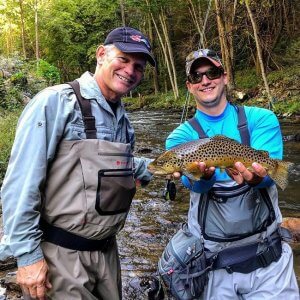 brown trout fly fishing asheville