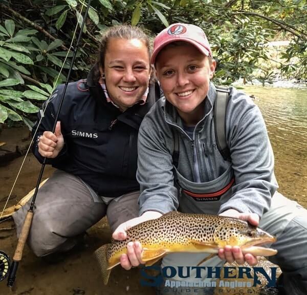 leopard brown trout asheville