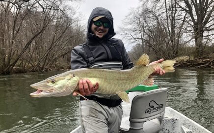 guided musky fishing trips