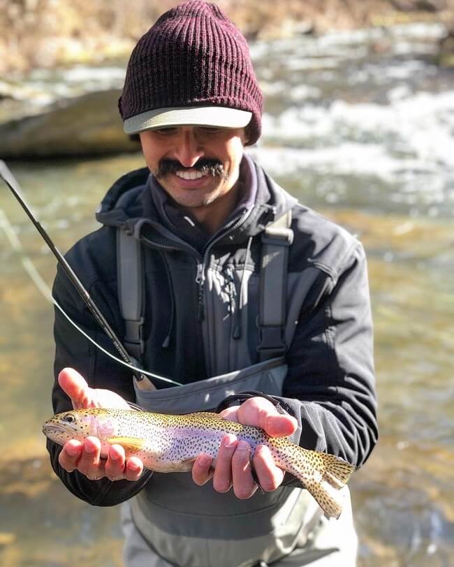 rainbow trout fishing wnc