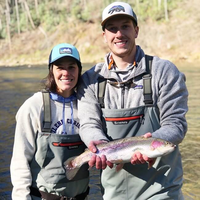 huge rainbow trout March 2019