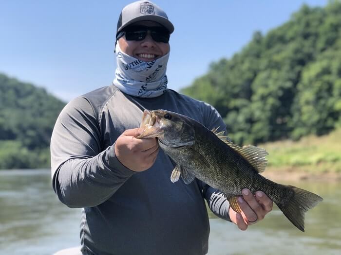 how to catch smallmouth in the french broad