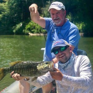 nolichucky river smallmouth fishing NC