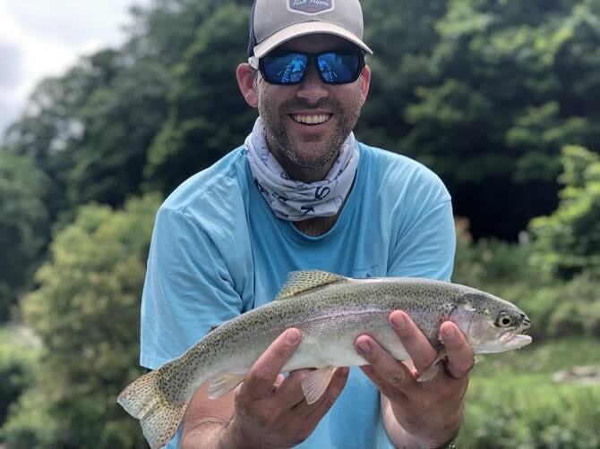 rainbow trout fishing asheville