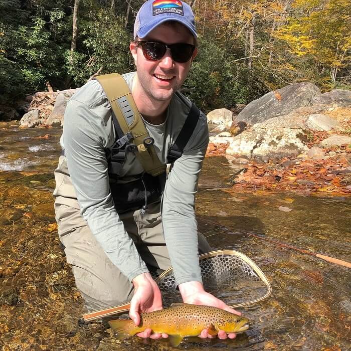 wild brown trout guide in NC