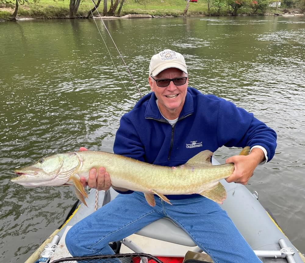 musky fishing the nolichucky