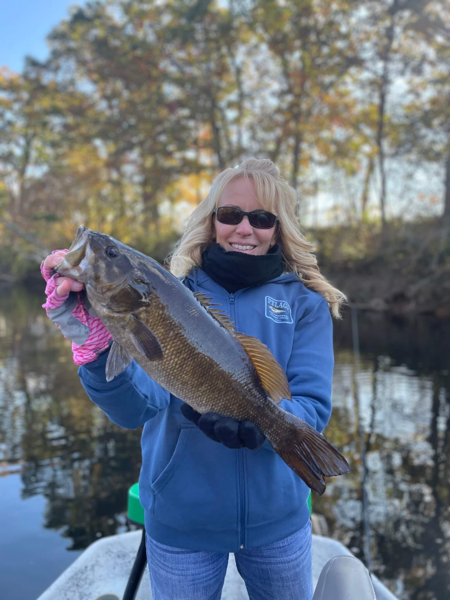 big smallmouth bass in North Carolina