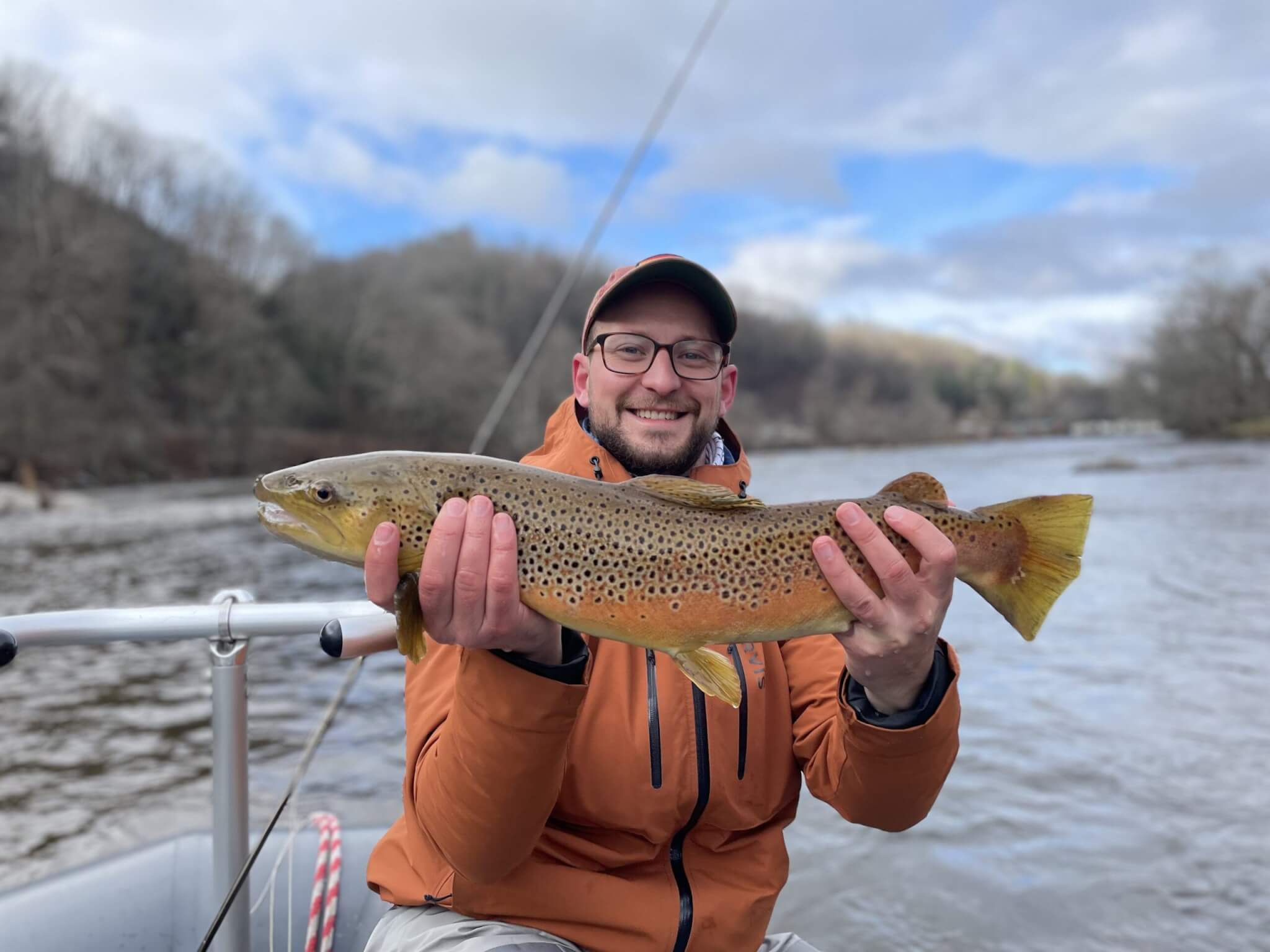 brown trout in Asheville